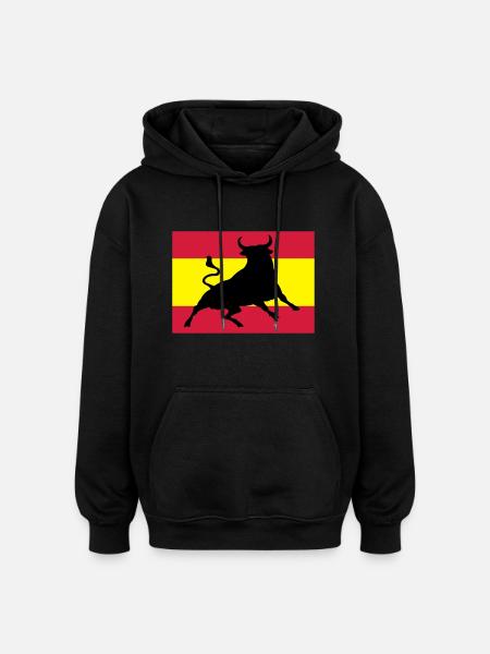 Viva España - Oversized Unisex Hoodie - Schwarz