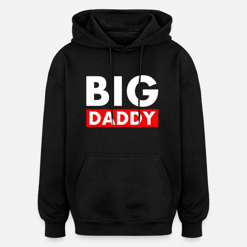 BIG DADDY - Sweat à capuche oversize unisexe - noir