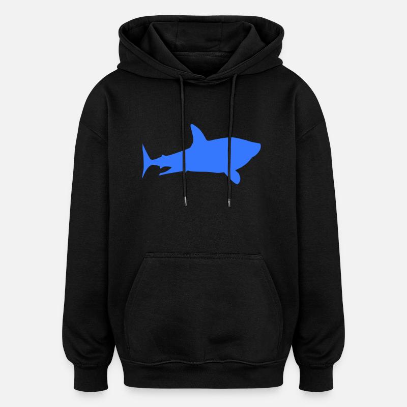 Requin Hai - Sweat à capuche oversize unisexe - noir