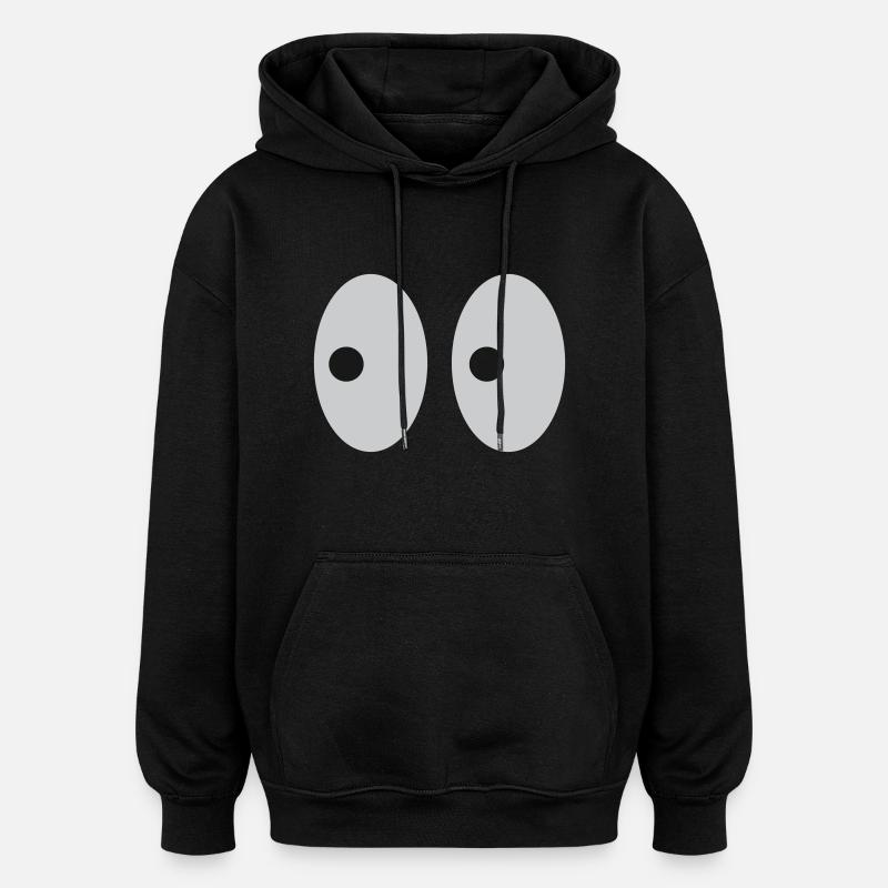 mirette - Sweat à capuche oversize unisexe - noir