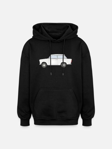 Trabi - Oversized Unisex Hoodie - Schwarz