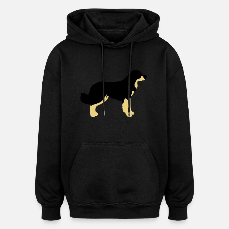 Hovawart Vektor - Oversized Unisex Hoodie - Schwarz