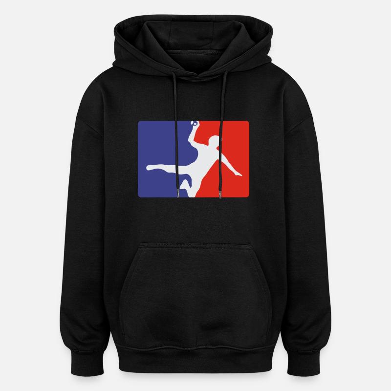 Handball - Oversized Unisex Hoodie - Schwarz
