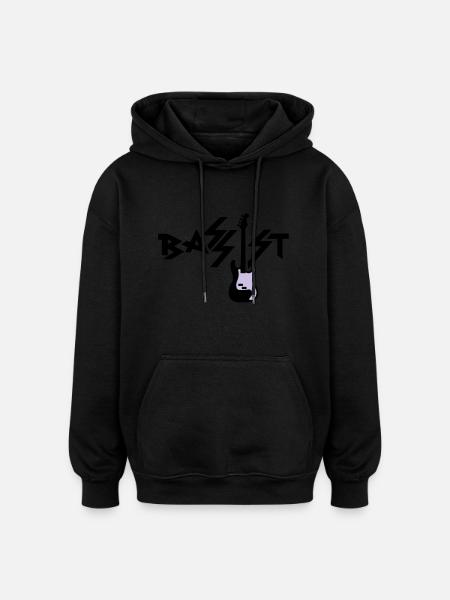 bassist - Oversized Unisex Hoodie - Schwarz
