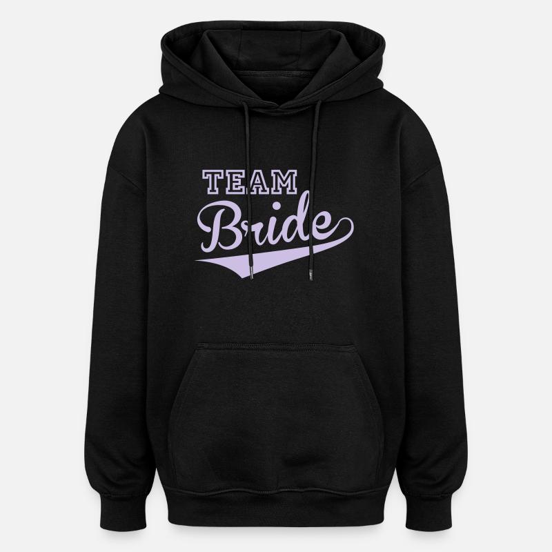 Bride Crew - Oversized Unisex Hoodie - Schwarz