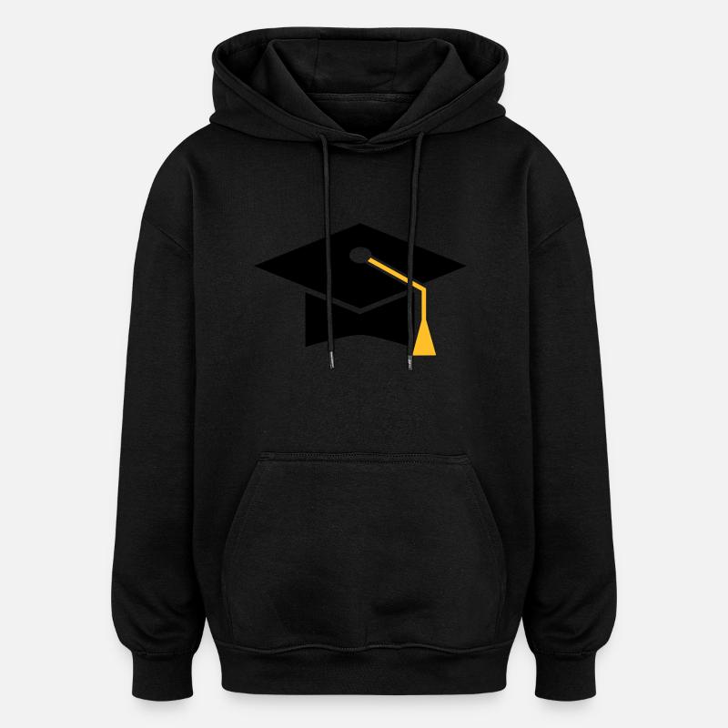 Chapeau de docteur - Sweat à capuche oversize unisexe - noir