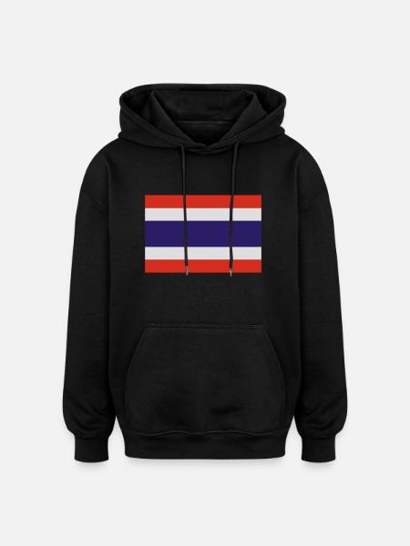 thailand - Oversized Unisex Hoodie - black