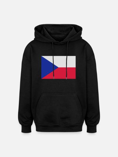 Tschechien - Oversized Unisex Hoodie - Schwarz