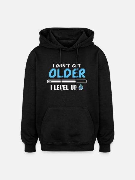 Computerspiele - Oversized Unisex Hoodie - Schwarz