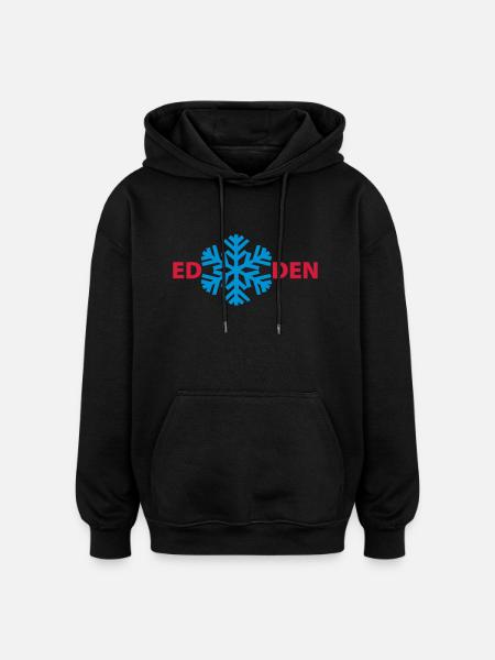 ED SNOWDEN 2 - Oversized Unisex Hoodie - Schwarz