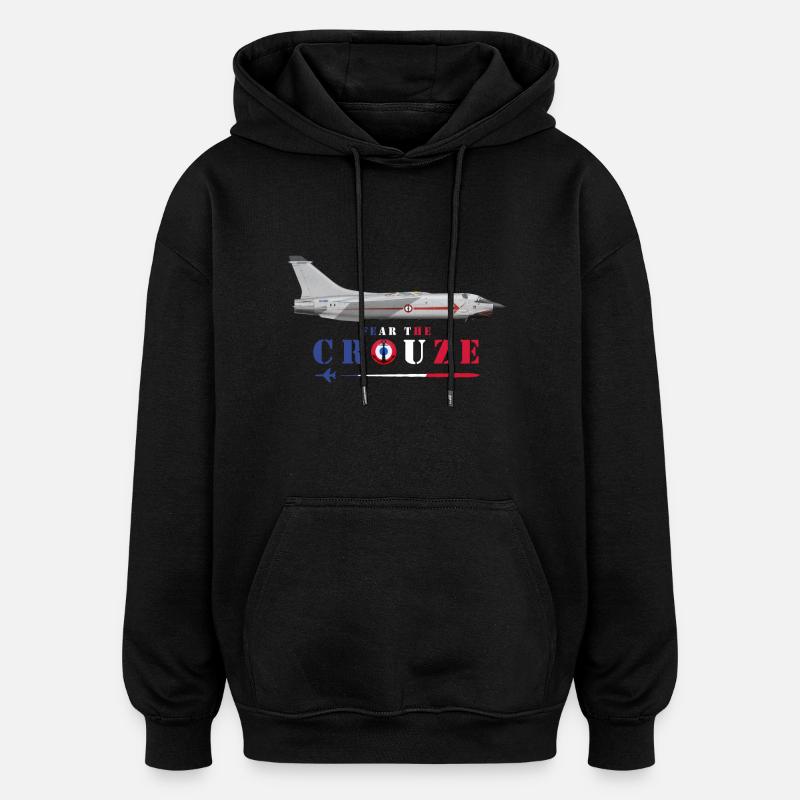 Fear the Crouze - Sweat à capuche oversize unisexe - noir