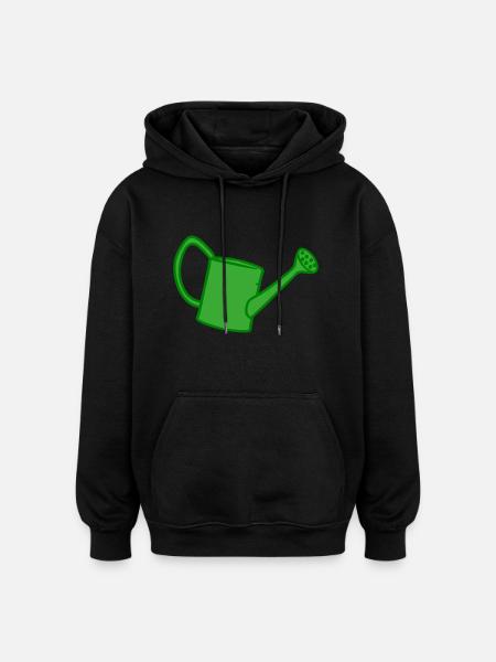Gießkanne - Oversized Unisex Hoodie - Schwarz
