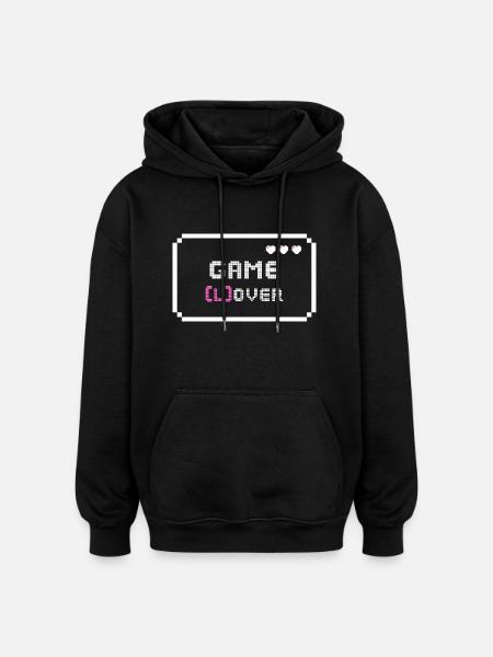Game Lover design - Oversized Unisex Hoodie - black