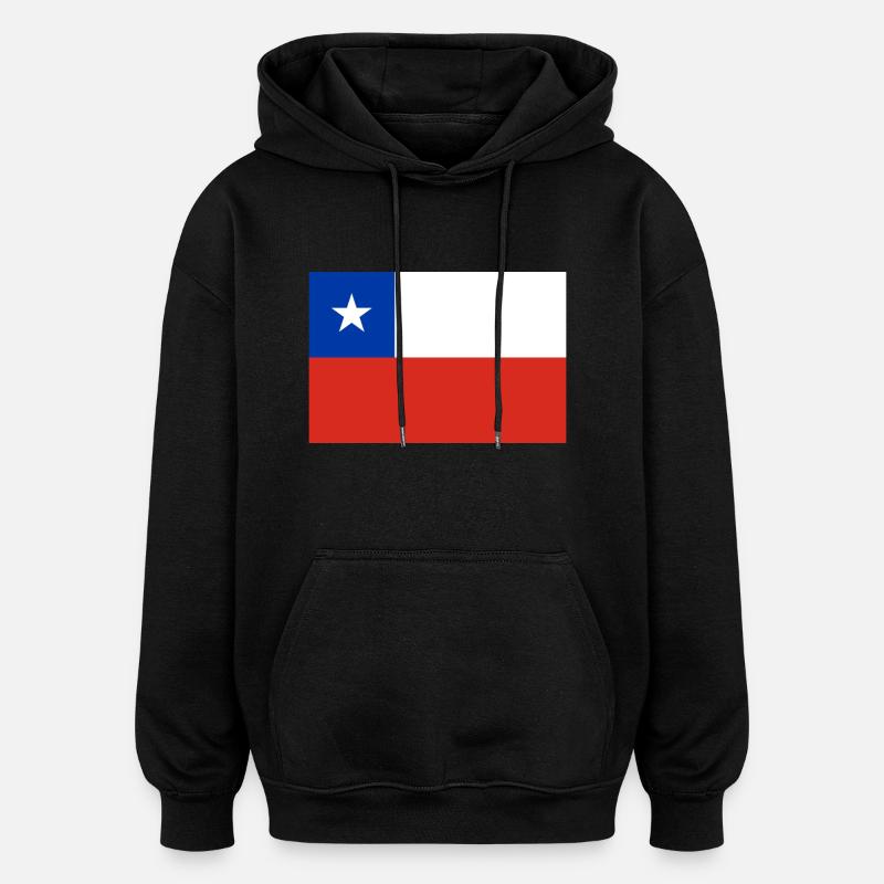 Chili - Sweat à capuche oversize unisexe - noir