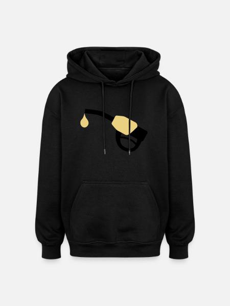 Zapfhahn - Oversized Unisex Hoodie - Schwarz