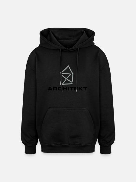 Architect Nicholas House - Oversized Unisex Hoodie - black