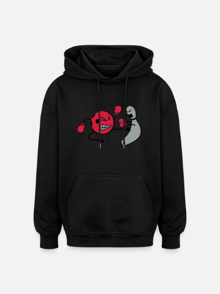Bowling - Oversized Unisex Hoodie - black