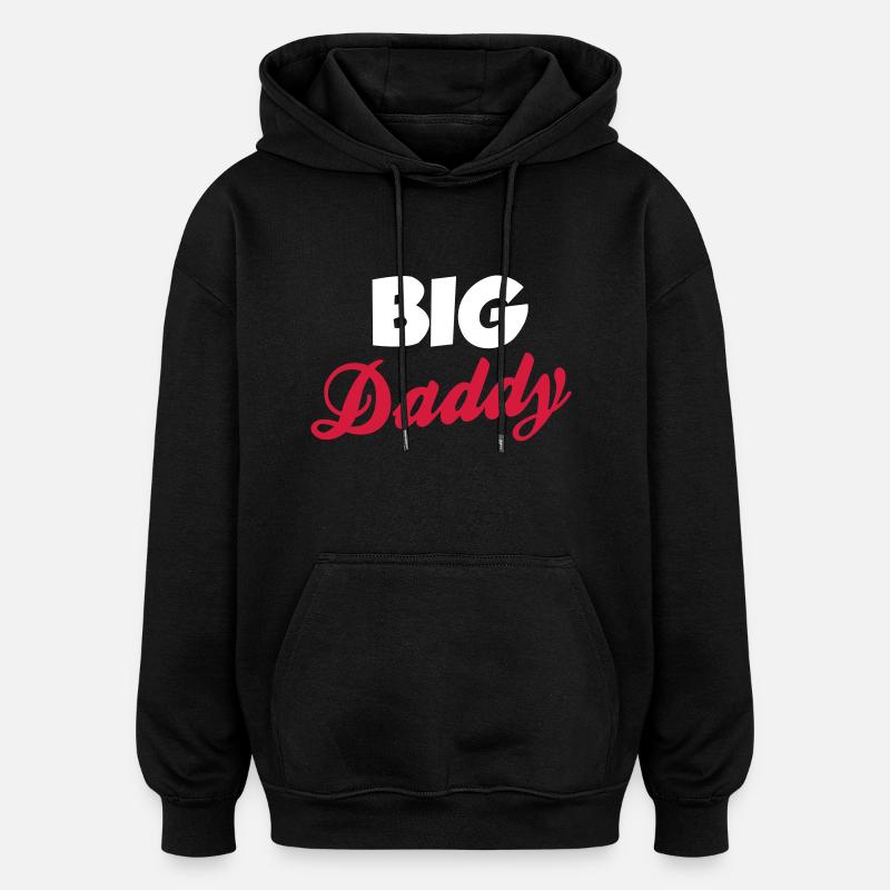 Daddy - Sweat à capuche oversize unisexe - noir