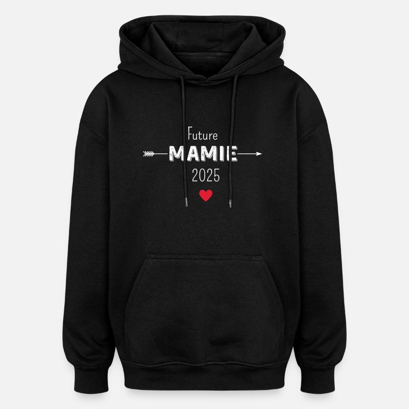 Future Granny 2025 - Oversized Unisex Hoodie - black