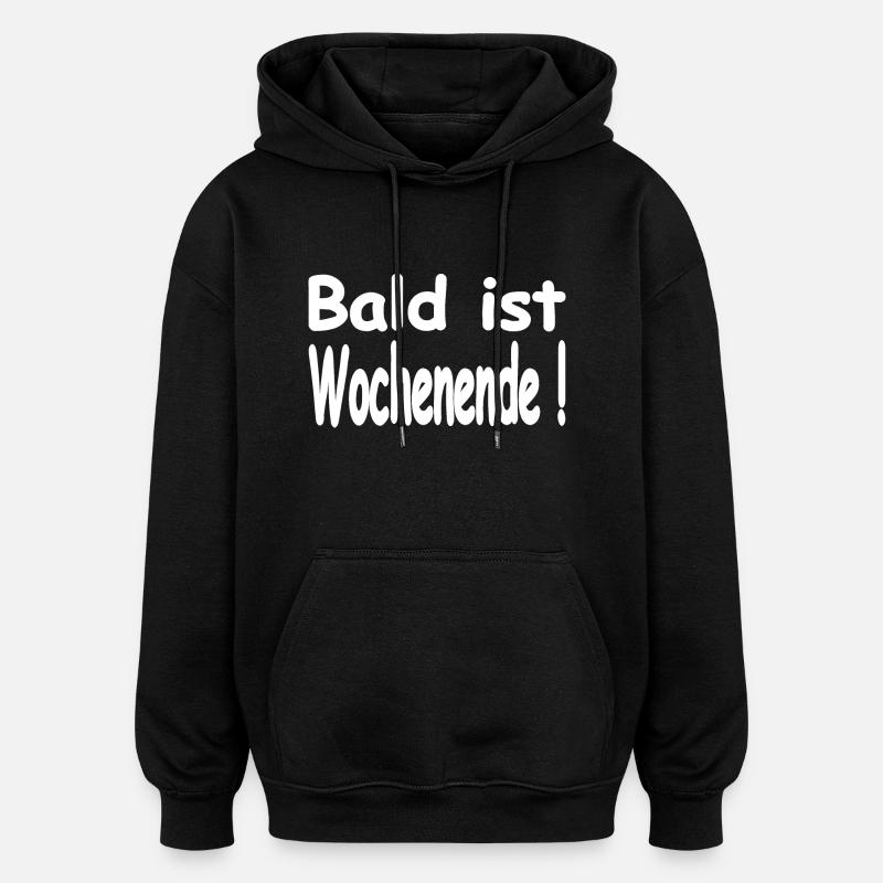 Auto - Oversized Unisex Hoodie - Schwarz