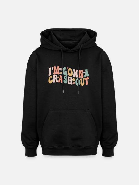 Ich werde ausbrechen - Oversized Unisex Hoodie - Schwarz
