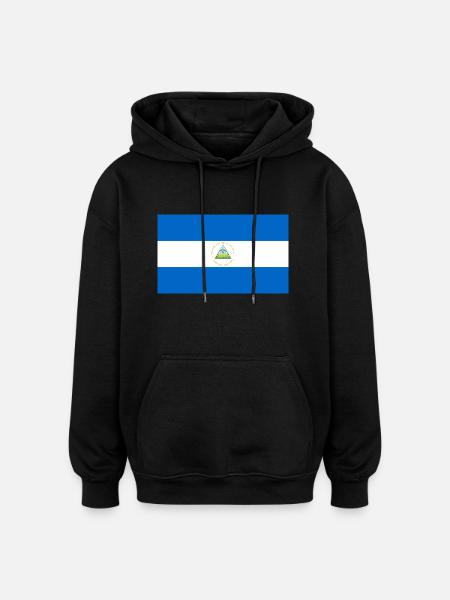 Nicaragua - Oversized Unisex Hoodie - black