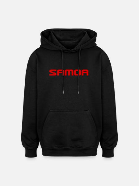 Samoa - Rugby - South Seas - Polynesia - Oversized Unisex Hoodie - black