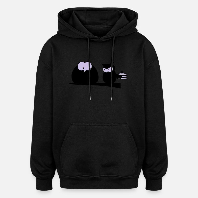 Mein Kuchen - Oversized Unisex Hoodie - Schwarz