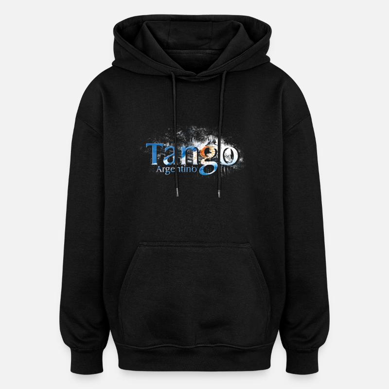 tango - Sweat à capuche oversize unisexe - noir