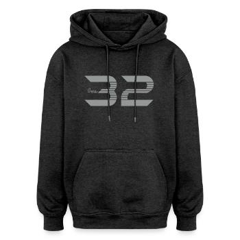 Midi Pyrénées Gers 32 - Sweat à capuche oversize unisexe - charbon - Devant - Noah (186cm)