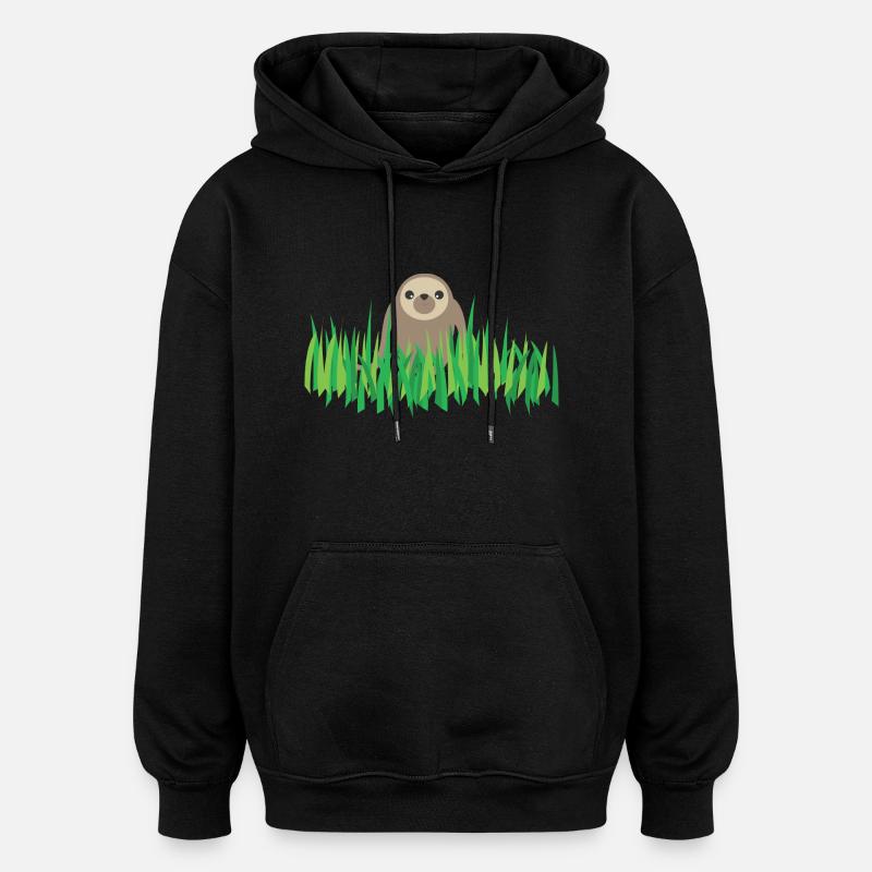 FAULTIER - Oversized Unisex Hoodie - Schwarz