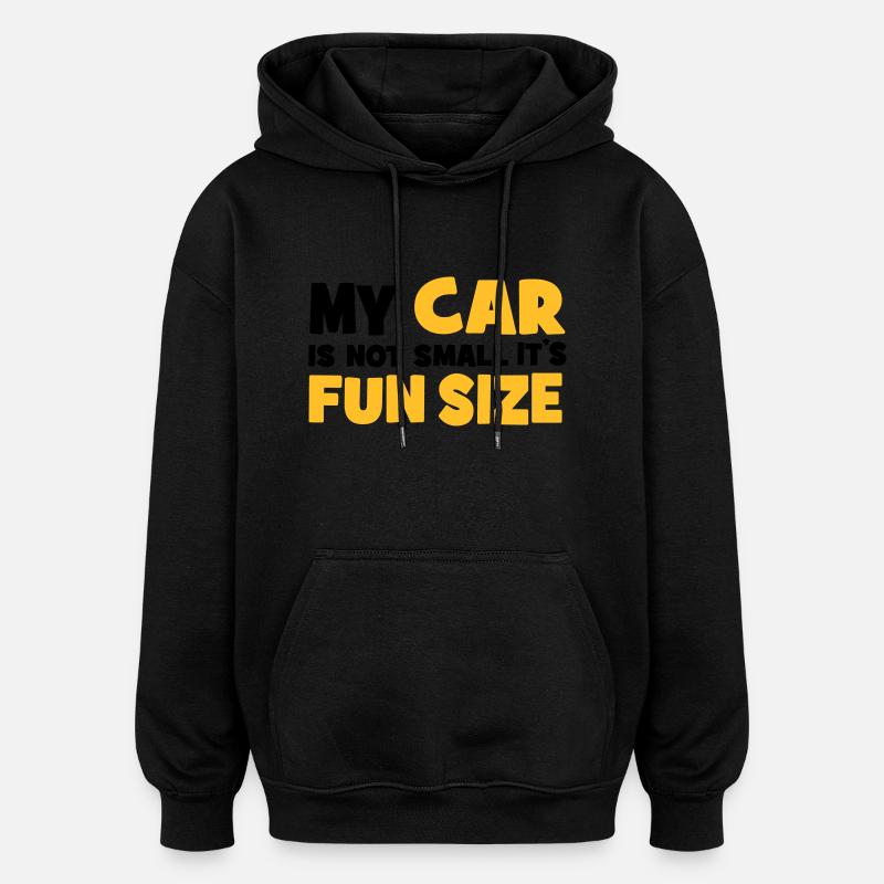 small car - Oversized Unisex Hoodie - black
