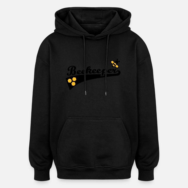 Beekeeper - Oversized Unisex Hoodie - black