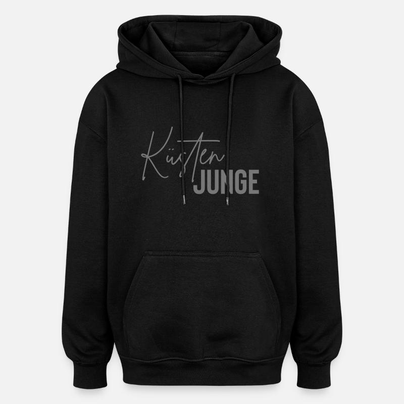 küsten junge - Oversized Unisex Hoodie - Schwarz