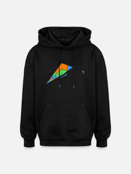 Containerschiff Altona - Oversized Unisex Hoodie - Schwarz