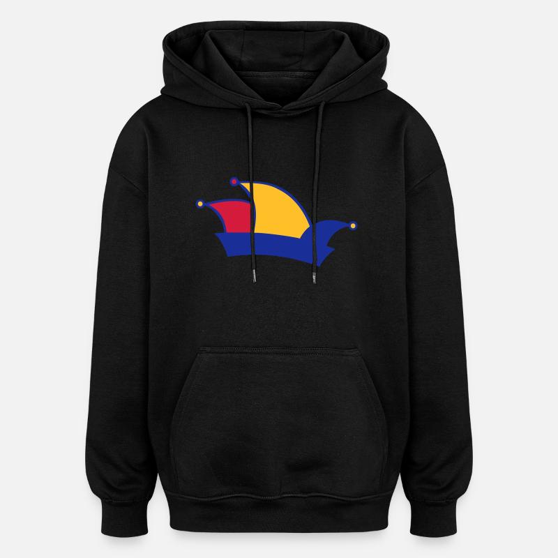 Karneval - Oversized Unisex Hoodie - Schwarz
