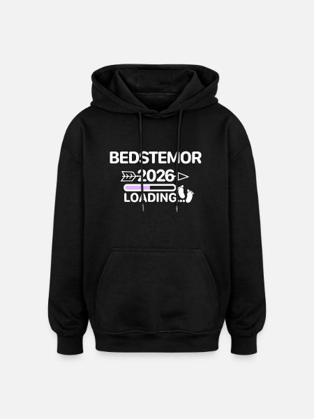 Bedstemor 2026 danisch - Oversized Unisex Hoodie - Schwarz
