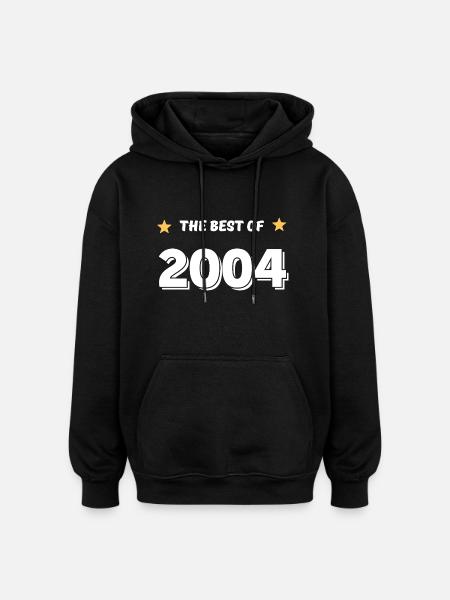 Das Beste aus 2004 - Oversized Unisex Hoodie - Schwarz