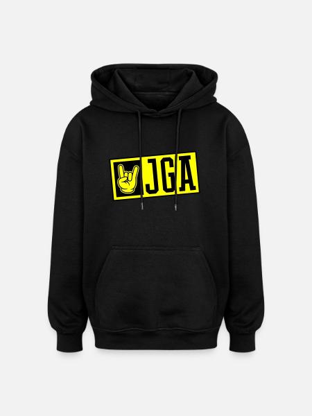 Jga Junggesellenabschied - Oversized Unisex Hoodie - Schwarz