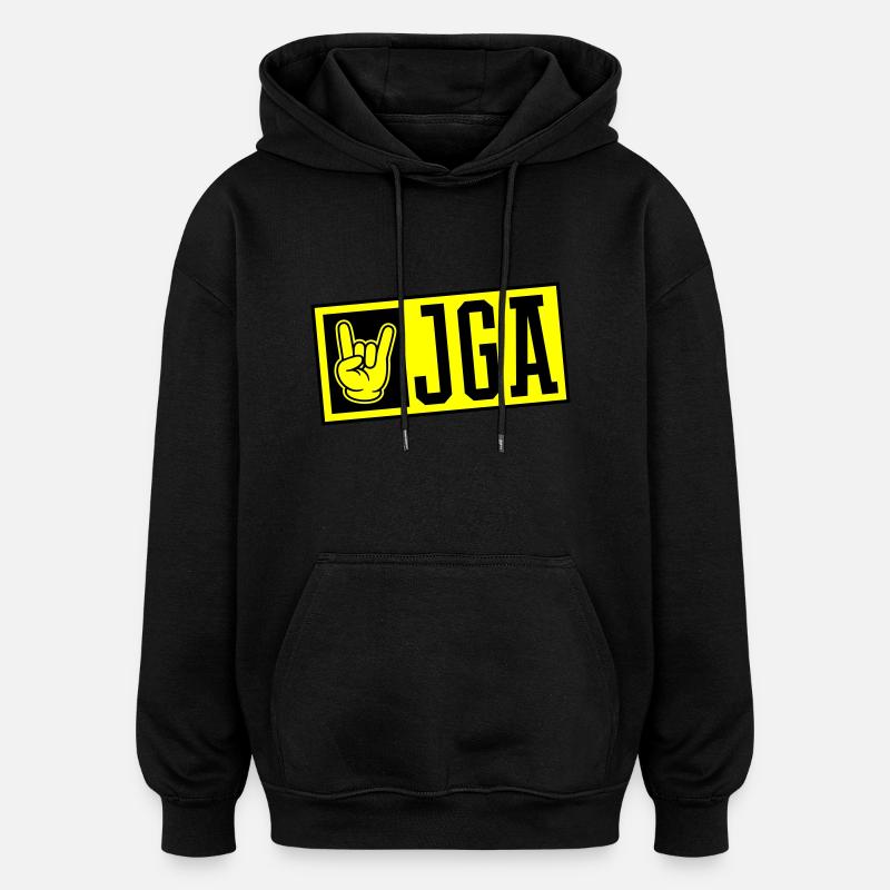 Jga Junggesellenabschied - Oversized Unisex Hoodie - Schwarz