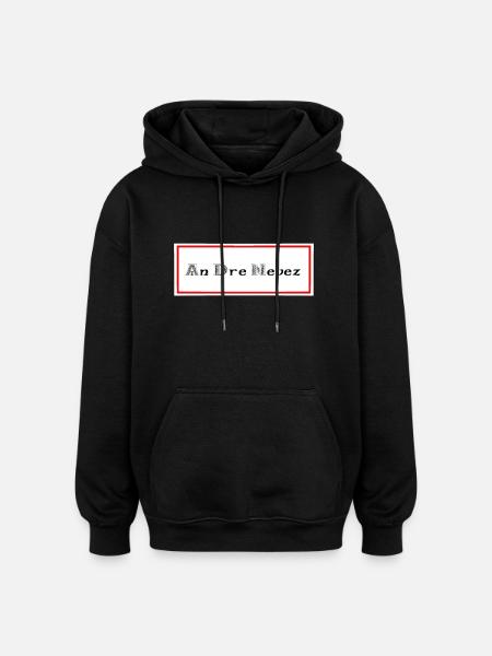 andrenevez holy savior - Oversized Unisex Hoodie - black