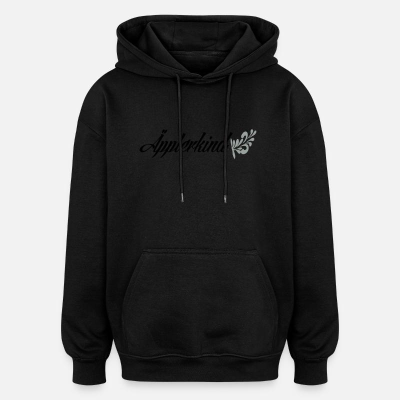Äpplerkind Frankfurt - Oversized Unisex Hoodie - Schwarz