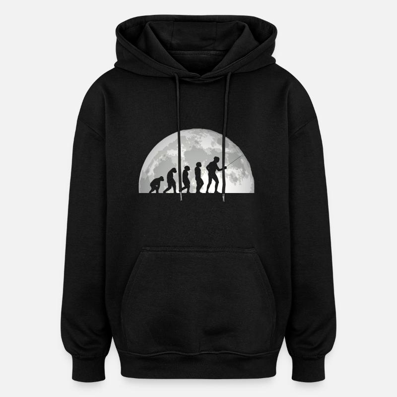 Escrime Evolution Escrime - Sweat à capuche oversize unisexe - noir