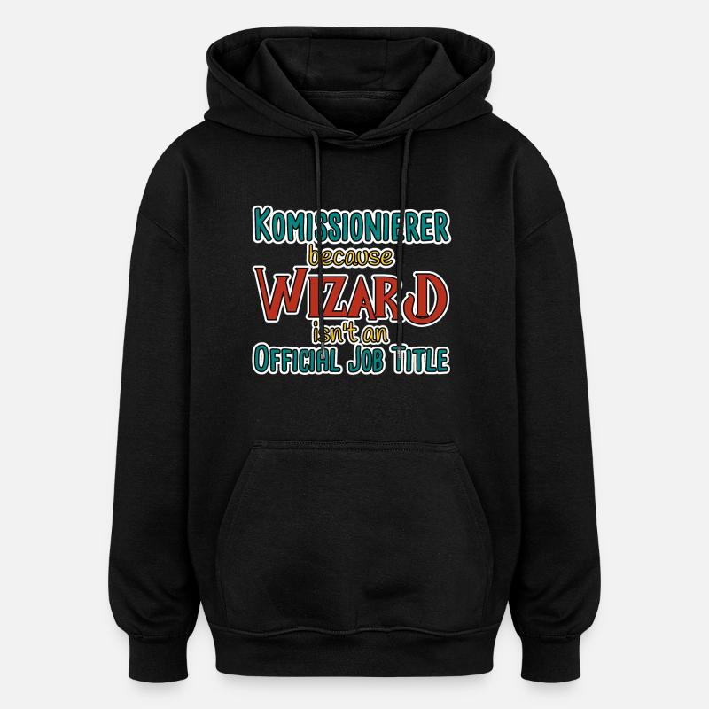 Picker Wizard - Oversized Unisex Hoodie - black