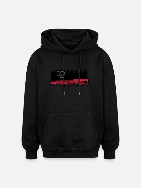 rasender roland - Oversized Unisex Hoodie - Schwarz