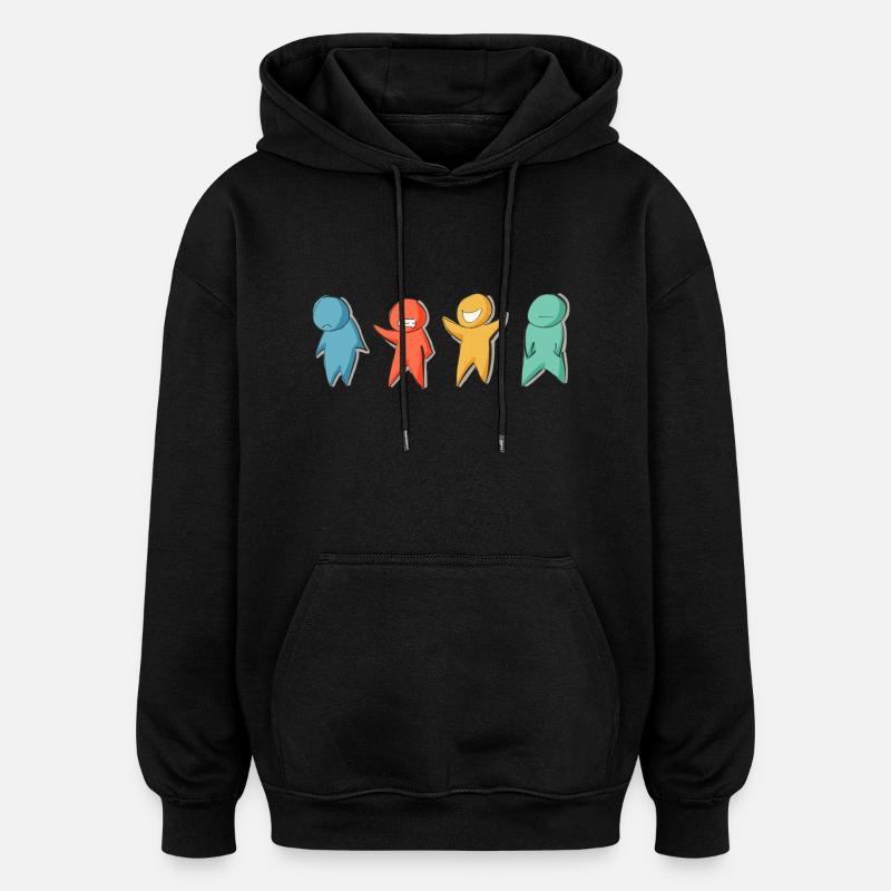 4 Feelings - Oversized Unisex Hoodie - Schwarz