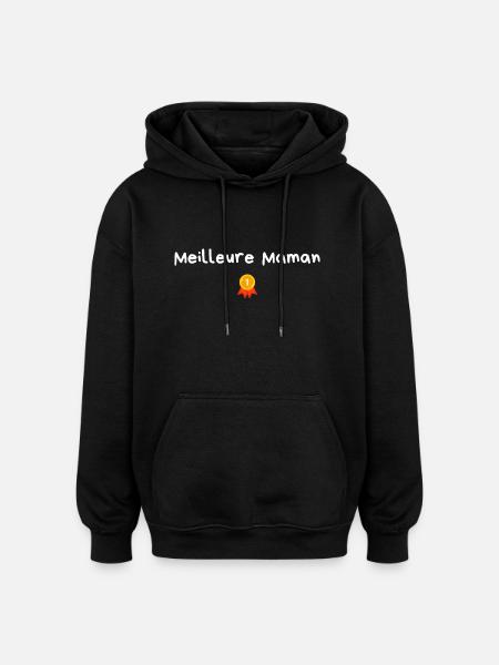 Best Mom - Mom Gift Idea - Oversized Unisex Hoodie - black