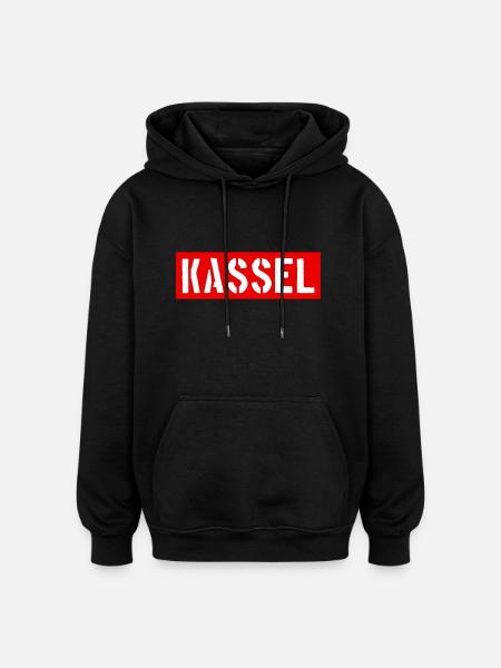 Kassel - Hessen - Fulda - Oversized Unisex Hoodie - Schwarz