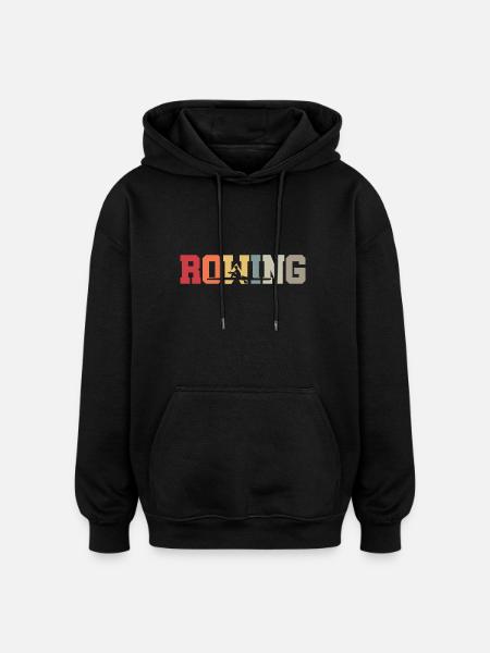 Rowing - Rowing - Rower - Rower - Aviron - Oversized Unisex Hoodie - black