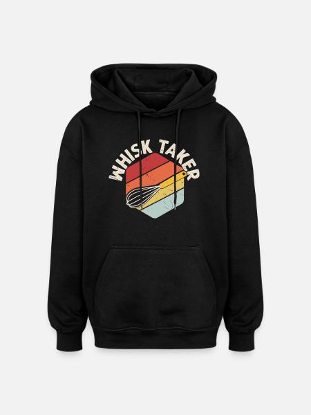 Baking Baker Bakery - Oversized Unisex Hoodie - black